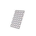 Resto Kitchenware 95401 kitchen cutting board Rectangular Plastic Grey  White