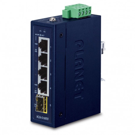 Planet Gigabit Etherneti kommutaator IGS-510TF 4-pordiline