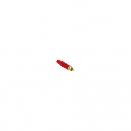 "Amphenol RCA Connector Male in Red"