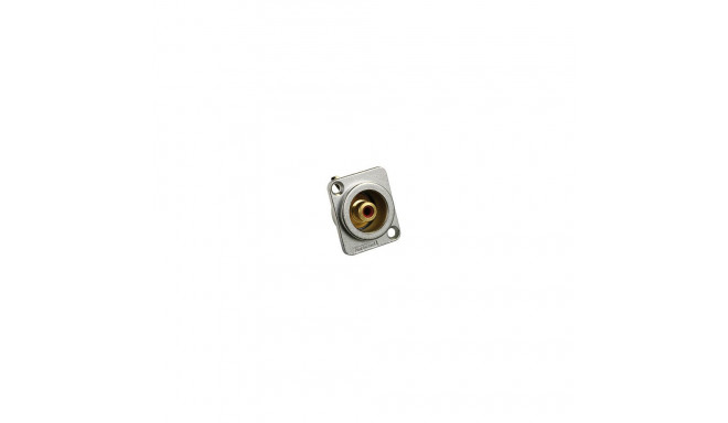 "Amphenol RCA Socket in D shell Red"