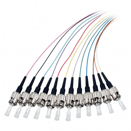 "EFB Faserpigtail ST OS2 G652D farbiges Set 2m - 12 Stck"
