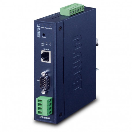 "ICS-2100T Industrieller 1-Port Metall-Switch mit LED-Anzeigen"