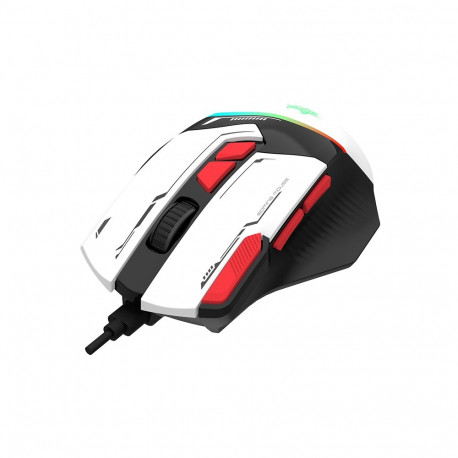 Tracer 47840 Spectra Gaming Mouse, White/Black/Red With RGB