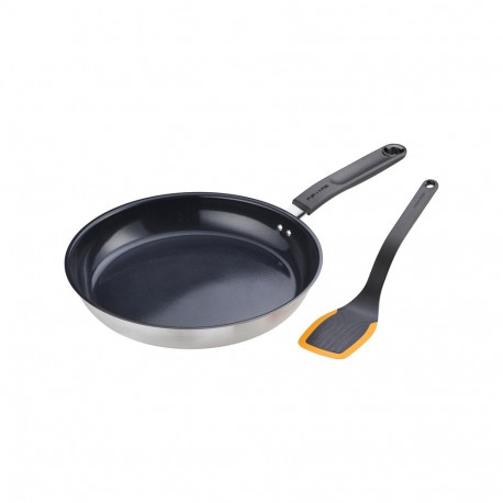 SET OF A 28 CM FRYING PAN AND A SPATU FF