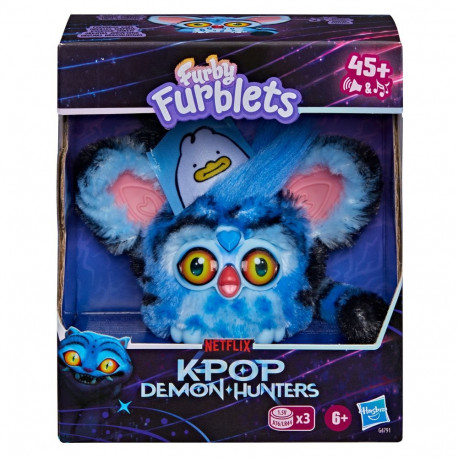 FURBY KPOP DEMON HUNTERS interactive plush Furblets Delivery derpy tiger