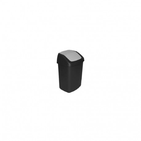 Curver Swing-Top 10 L Rectangular Plastic Black  Grey