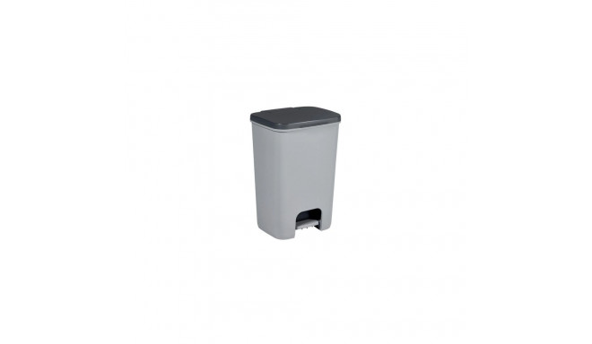 Curver Essentials pedal trash can 40L grey (225359