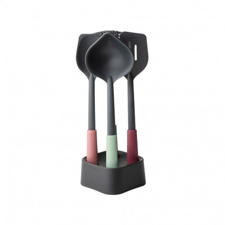 Brabantia Tasty+ 5-osaline, must, roheline, punane