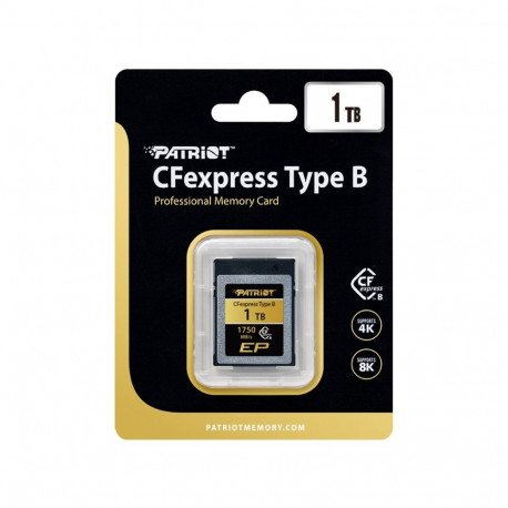 Memory Card - Patriot Memory EP CFexpress Type B 1TB 1750MB/s - Black