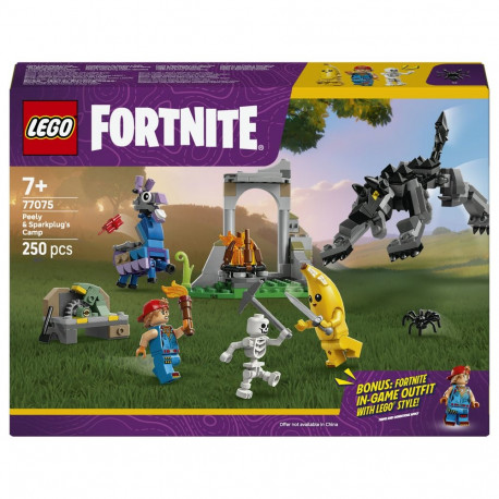 "LEGO Fortnite Das Lager von Schali und der Zündkerzenkünstlerin 77075"