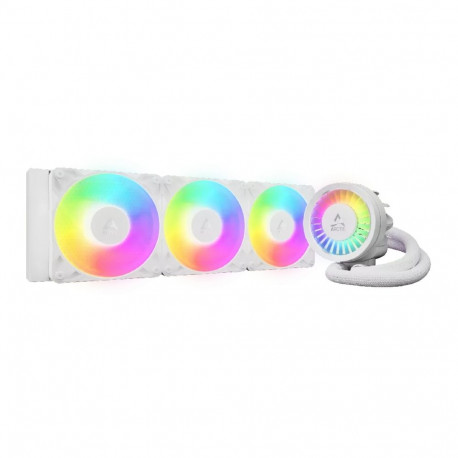 ARCTIC kõik-ühes CPU vesijahuti Liquid Freezer III Pro 360 A-RGB, mitme platvormiga ühilduv, valge