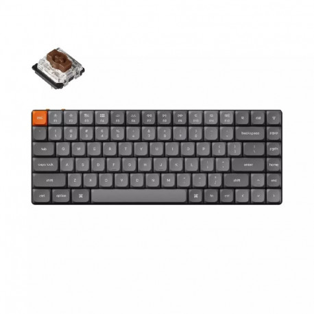 Keychron klaviatuur K3 Max, universaalne USB + RF juhtmevaba + Bluetooth, hall
