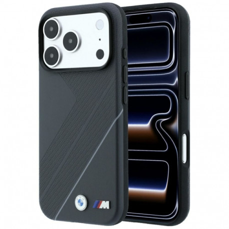 BMW BMW M Tire Track with Silver Line MagSafe Case for iPhone 18 Pro / 17 Pro - Dark Gray