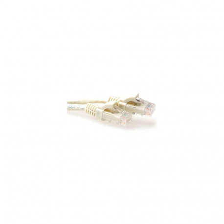 "Ivory 10 meter U/UTP CAT6 patch cable snagless with RJ45 connectors"
