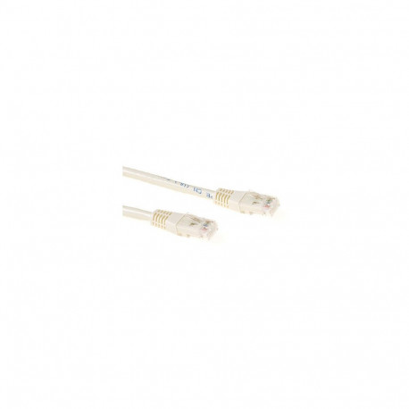 "Ivory 25 meter U/UTP CAT6 patch cable with RJ45 connectors"