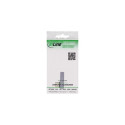 InLine USB4 adapter, USB-C plug/socket vertical right/left angled, alu, grey