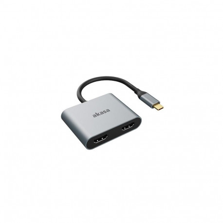 Akasa AK-CBCA26-18BK USB graphics adapter Aluminium