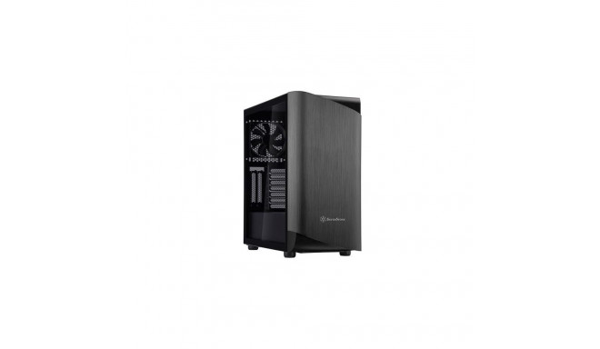 Silverstone SETA A1 Midi Tower Black, Titanium