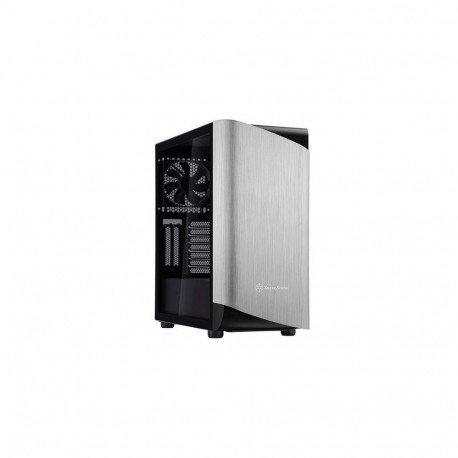 Silverstone SETA A1 Midi Tower Black, Silver