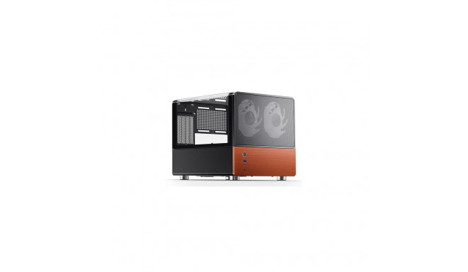 Jonsbo V12 BLACK computer case Black, Wood