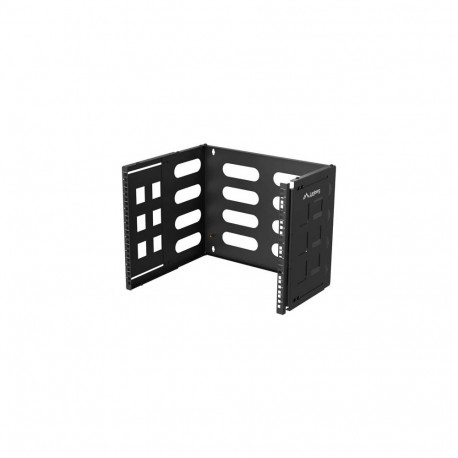 FOLDING BRACKET WALL-MOUNT 19" 8U 497X400/240 BLACK LANBERG
