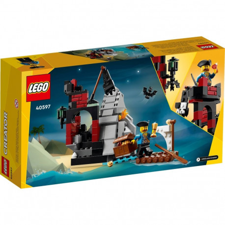 Constructor - LEGO Creator 40597 Scary Pirate Island 214 Pieces, 1 Minifigure, 120 × 90 × 130 mm