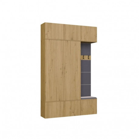 HAGA riidekapp III 2SZ1W, artisan-tamm