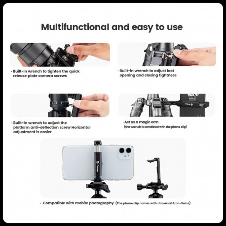Tripod Fotopro Sherpa Max (Black)