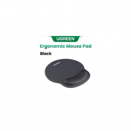 Ugreen ergonoomiline hiirematt LP668, must