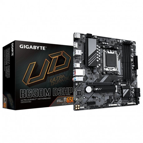 GIGABYTE B650M D3HP Motherboard - AMD Ryzen 9000 Series CPUs  5+2+2 Phases VRM  up to 7600MHz DDR5 (