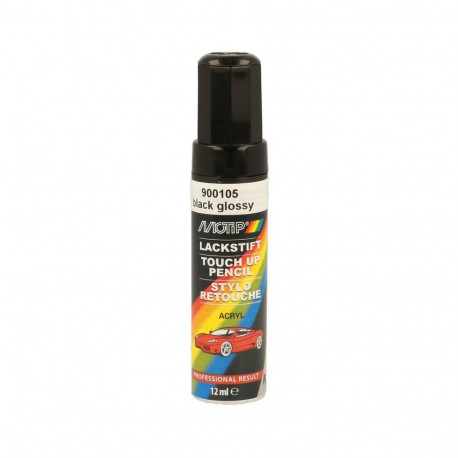 Motip läikiv must, pintsel 12ml