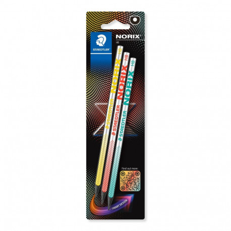 Pencil NORIX HB x3 bc 100% PEFC