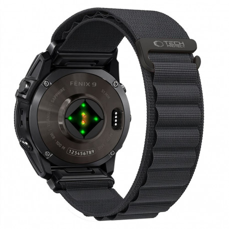 TECH-PROTECT NYLON PRO GARMIN FENIX 5 / 6 / 6 PRO / 7 / 8 / 8 PRO / E / 9 / 9 PRO (47 MM) BLACK