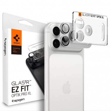 OSŁONA APARATU SPIGEN OPTIK PRO XL GLAS.TR EZ FIT CAMERA PROTECTOR IPHONE 18 PRO MAX SILVER