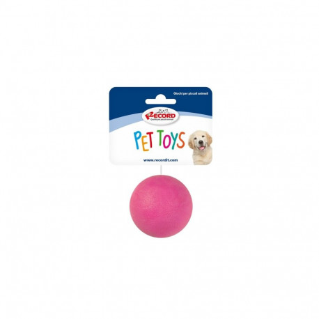 Record durable ball for dogs 6.5 cm (assorted)