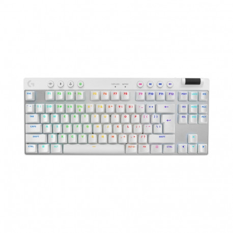 Logitech G 920-012148 keyboard Gaming RF Wireless + Bluetooth QWERTY US International White
