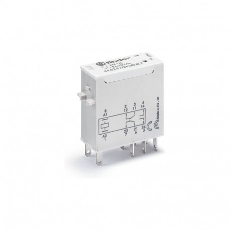 Miniatuurne pistikrelee 46.52.9.024.0040 2W 8A 24VDC