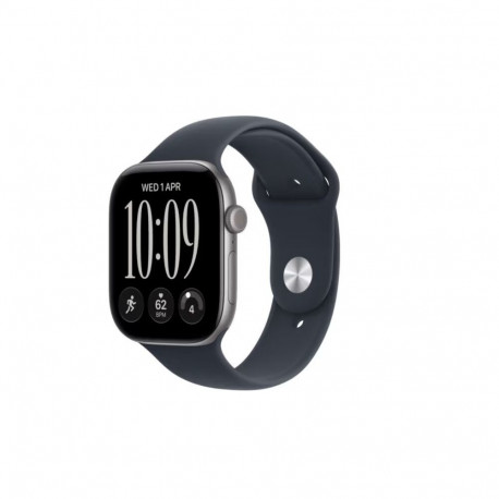 Watch Series 12 GPS+Cellular 42mm Space Grey Aluminium Case with Navy Blue Sport Band - S/M