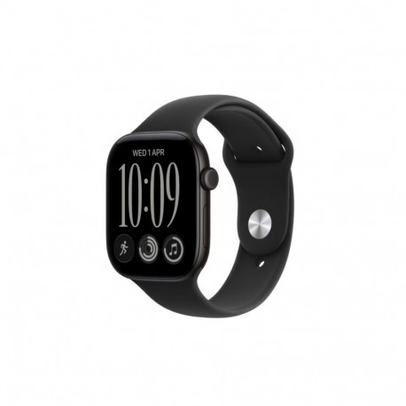 käekell Series 12 GPS 46mm, musta alumiiniumkorpuse ja musta sportrihmaga, S/M