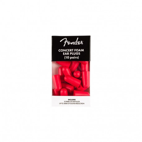 Fender Concert Foam Red, Transparent