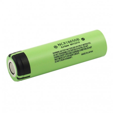 Battery - Panasonic NCR18650B 3350mAh 3.6V Li-Ion Rechargeable Batteries Black