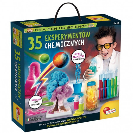 Zestaw naukowy im a genius 35 eksperymentów chemicznych