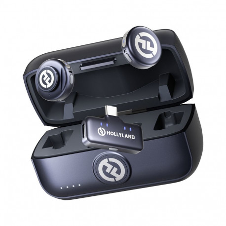 Hollyland Lark M3 Combo 2TX&1RX with USB-C RX and 2 x Wireless Microphone