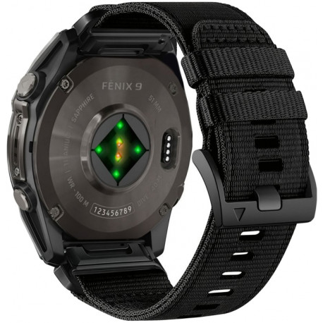 Tech-Protect watch strap Nylon Classic Garmin fenix 47mm, black