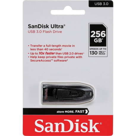 Ultra 256 GB (schwarz/rot, USB-A 3.2 Gen 1)