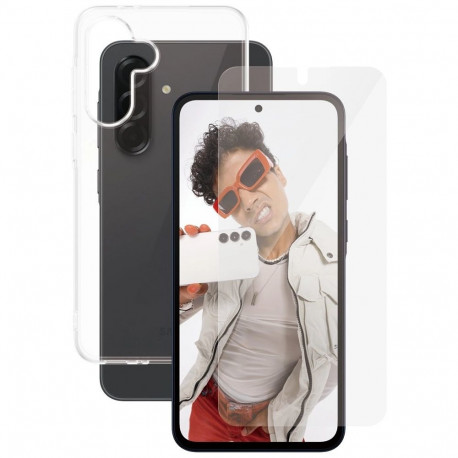PanzerGlass SAFE. by ® 2-in-1 Bundle Samsung Galaxy A36 5G  BULK Caurspīdīgs ekrāna aizsargs 50 pcs
