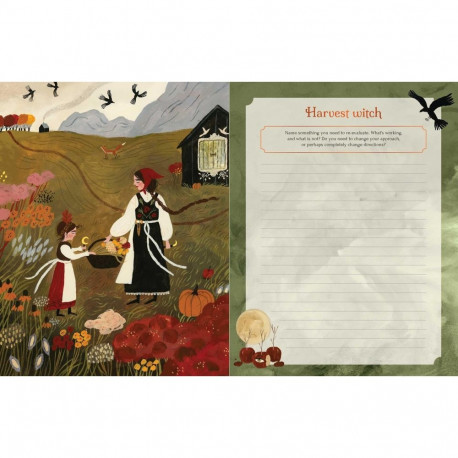 Journal - Seasons Of The Witch Mabon Notebook By Rockpool Publishing 208 Pages 44 Illustrations 6 Dr