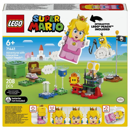 "LEGO 71441 Super Mario Abenteuer mit der interaktiven LEGO Peach"