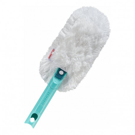 LEIFHEIT tolmuhari SUPERDUSTER 12,0cm lai plastist, valge/türkiissinine