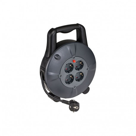 Kaablirull 10m IP20, must/hall